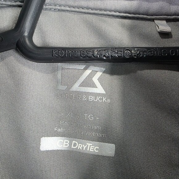 Mens Cutter & Buck Gray Pullover 1/4 Zip Shirt OSU Cowboys Long Sleeve Size XL - Picture 3 of 8